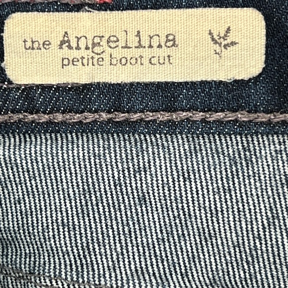 ADRIANO GOLDSCHMIED ANGELINA PETITE BOOT CUT BLUE JEANS - Picture 12 of 14